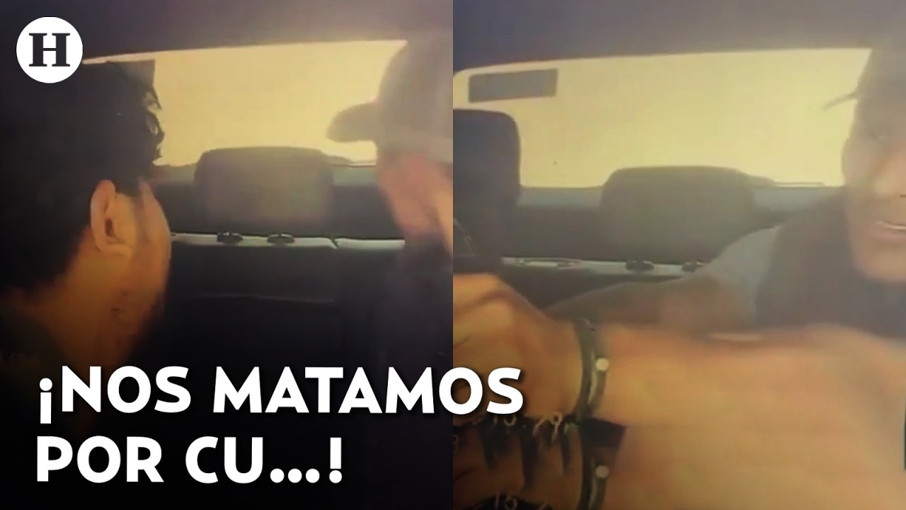 ¡Nos morimos todos! Conductor se arma de valor y amenaza a rateros que intentaban quitarle su auto