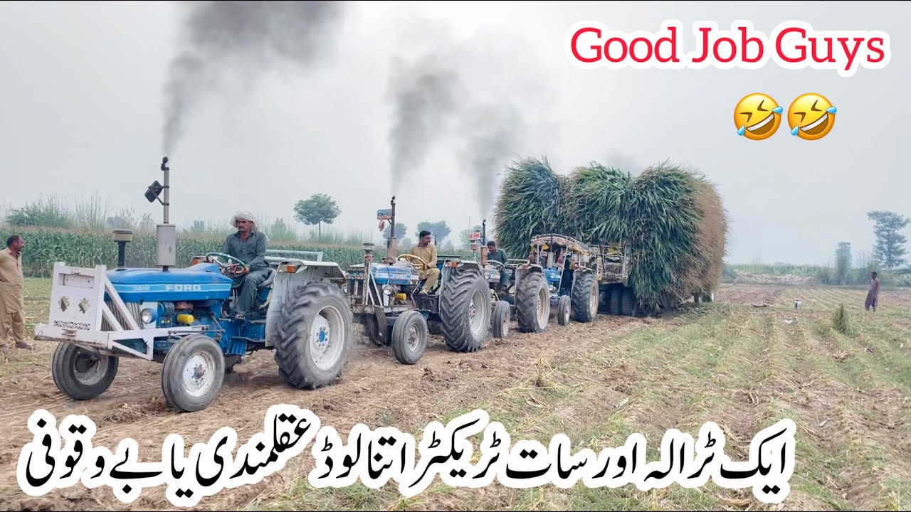 Tractor Pull Heaviest Load Cart | Farming Videos | Pakistani Tractor Power Show