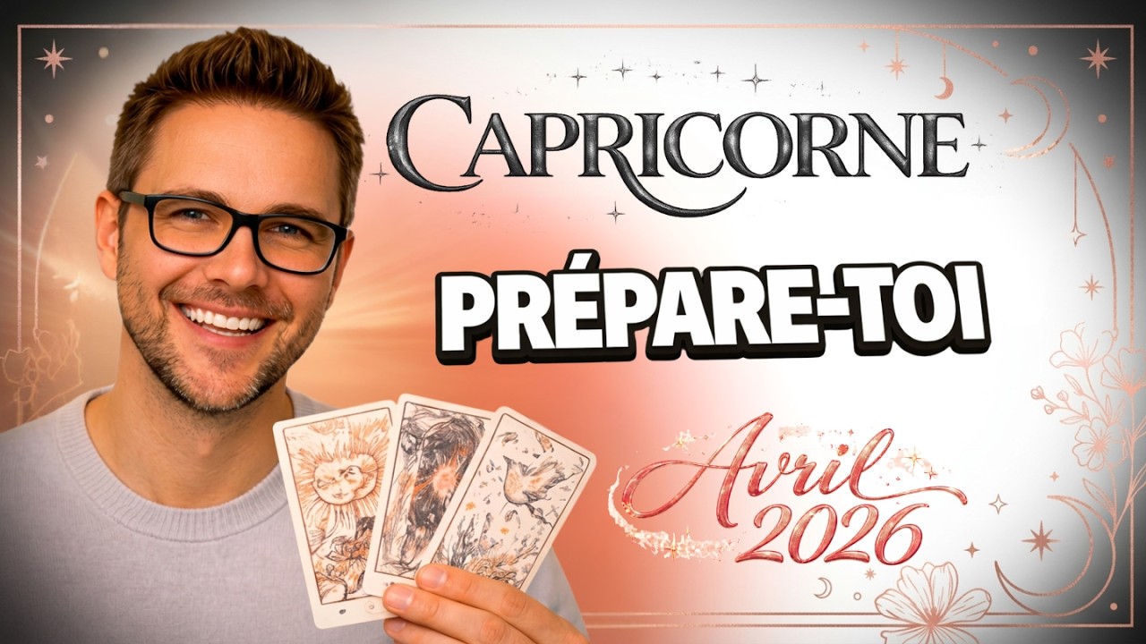 ♑ CAPRICORNE &ndash; Avril 2026 | ATTENDS&hellip; tu ne r&eacute;alises pas encore ce qui arrive vraiment pour toi !