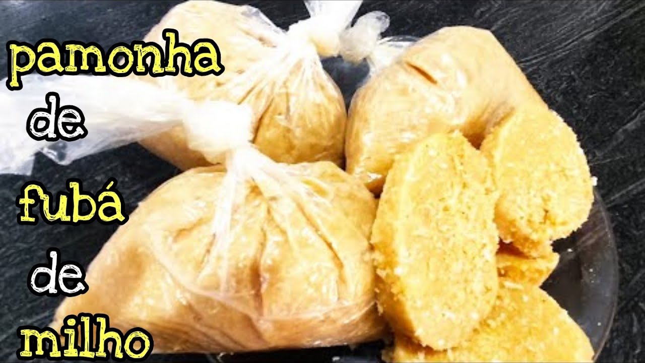 Como fazer PAMONHA com FUBÁ DE milho 🌽 fácil e rápido que fica uma delícia 😋