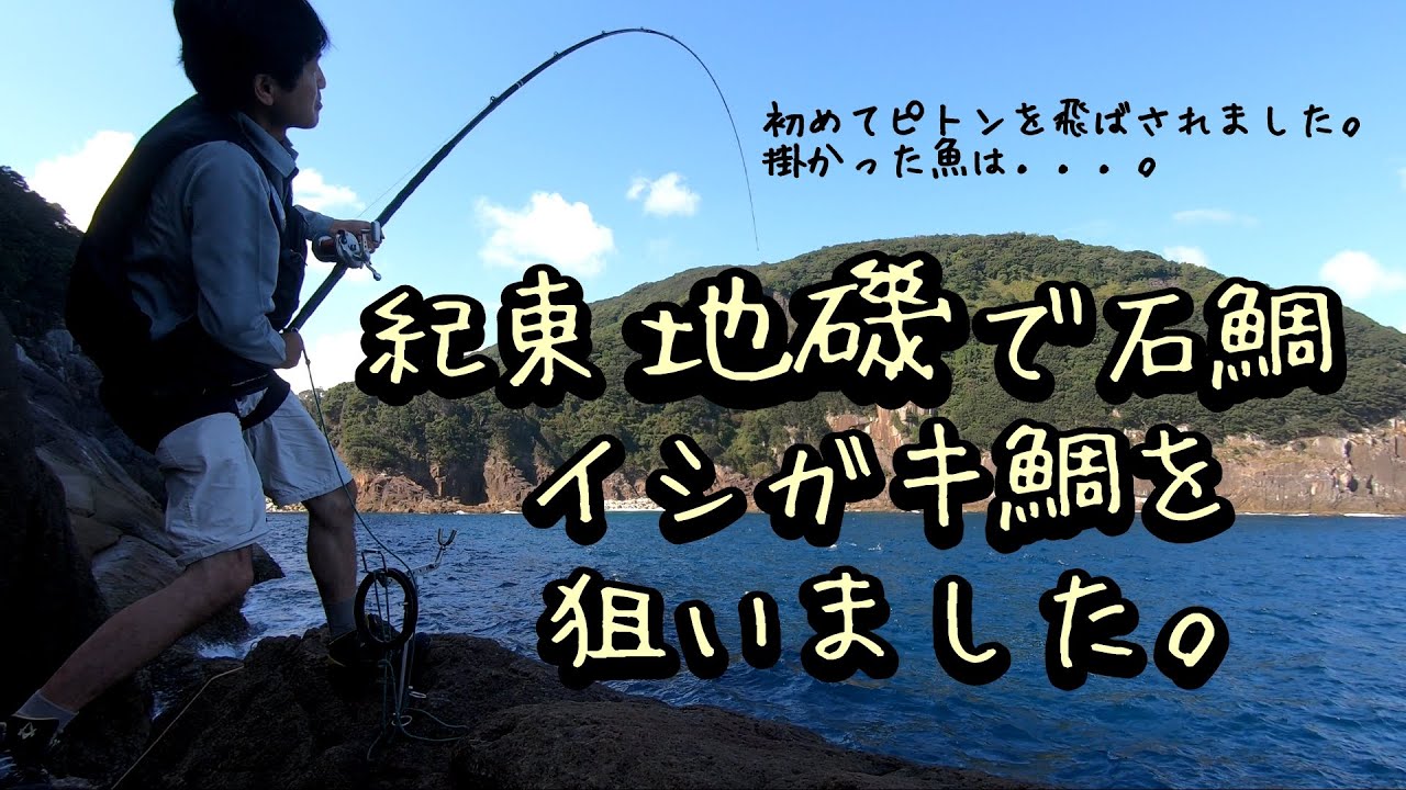 紀東地磯で石鯛イシガキ鯛を狙いました。#石鯛釣り #イシダイ #地磯 #FISHING #イシダイ仕掛け#イシダイ釣り#最新イシダイ動画#磯釣り#磯釣 ＃口白 ＃クチジロ #돌 도미 낚시