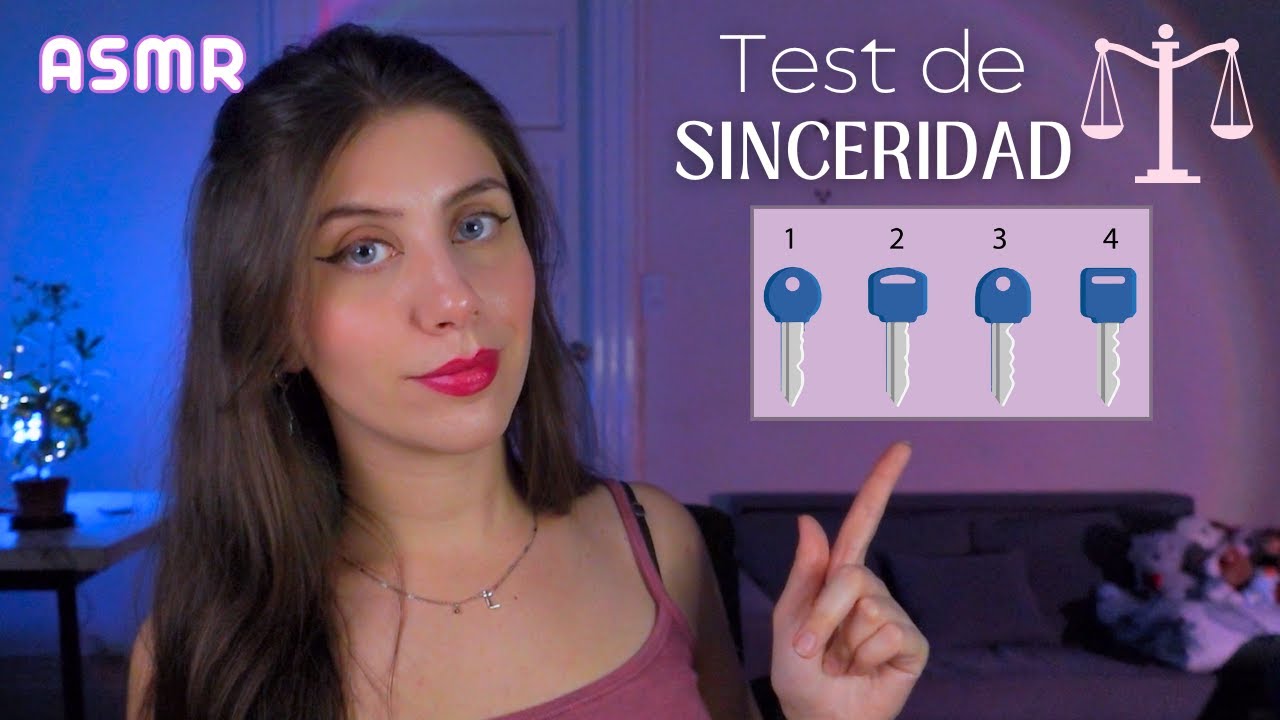 ASMR • Test de SINCERIDAD ¿Qué tan SINCERO eres? Roleplay