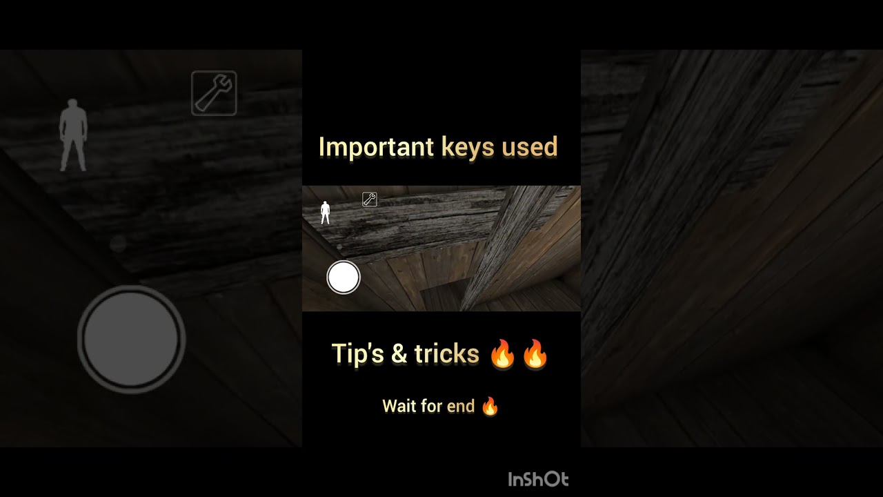Used some special keys in Granny. Tips and tricks 🔥#trending #granny #viral #gaming 
