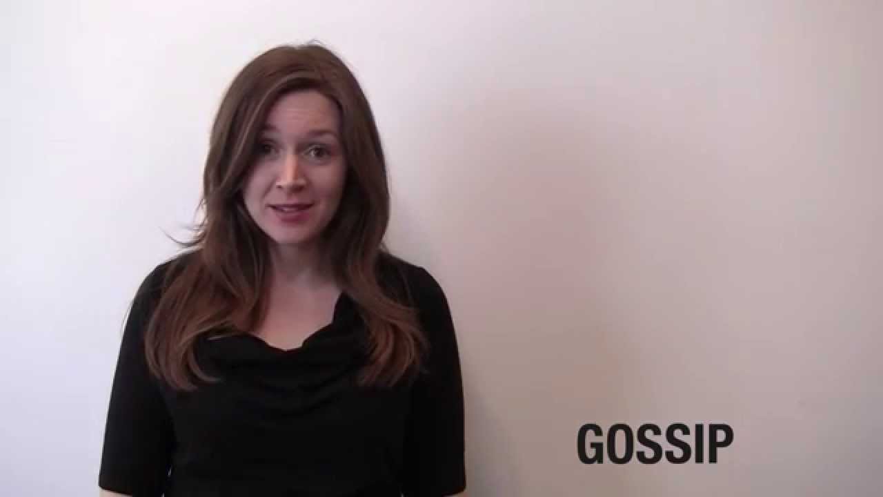 Gossip | Learn English words every day with Spotlight