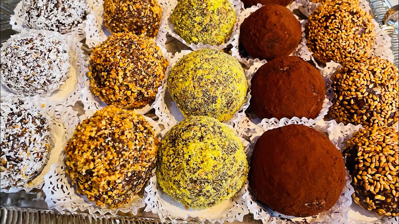 Make Energy Balls With Me | Boules d’énergie | كرات الطاقة بالتمر والفواكه الجافة ممتازة لرمضان