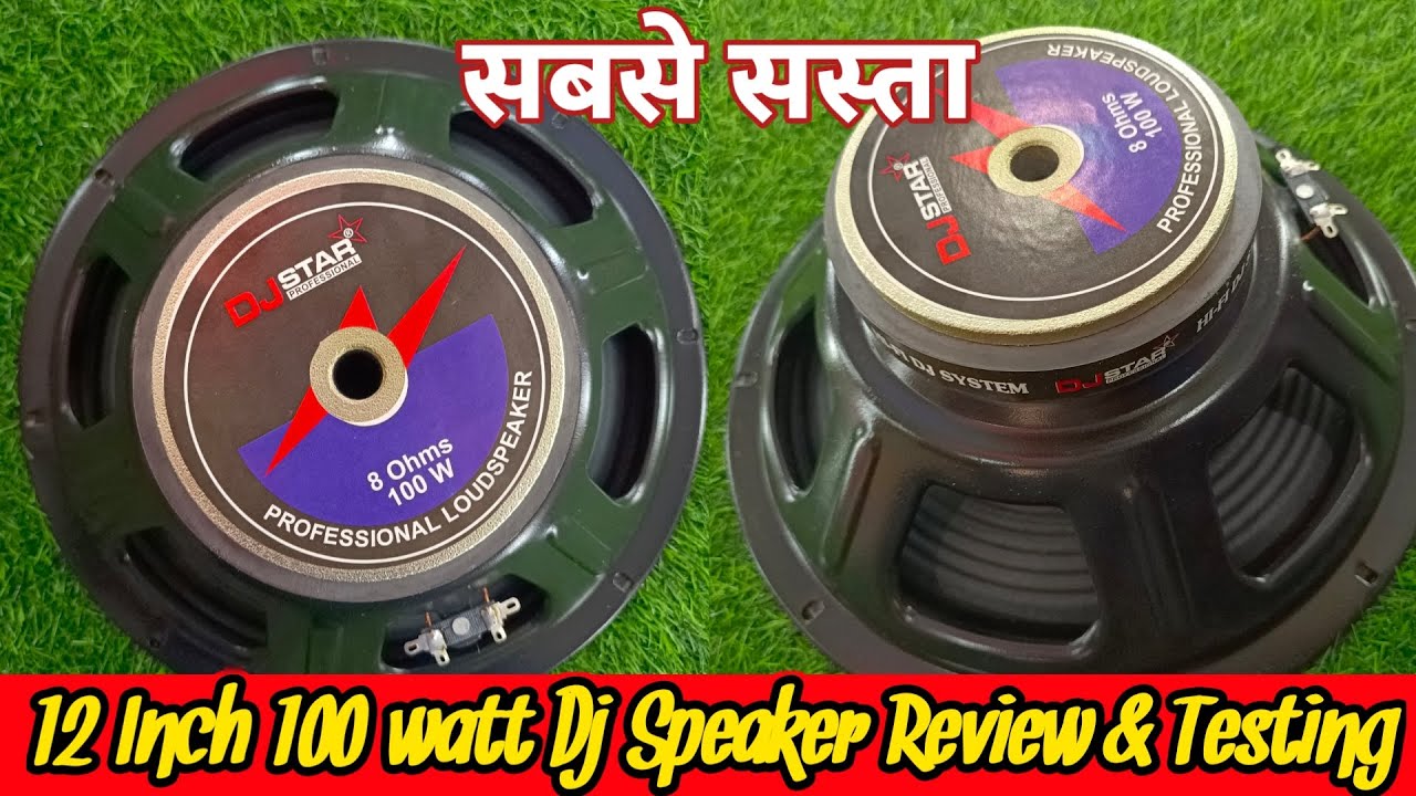 12 inch 100 Watt Dj Speaker Review | Dj Star | सबसे सस्ता स्पीकर | Cheapest DJ Speaker