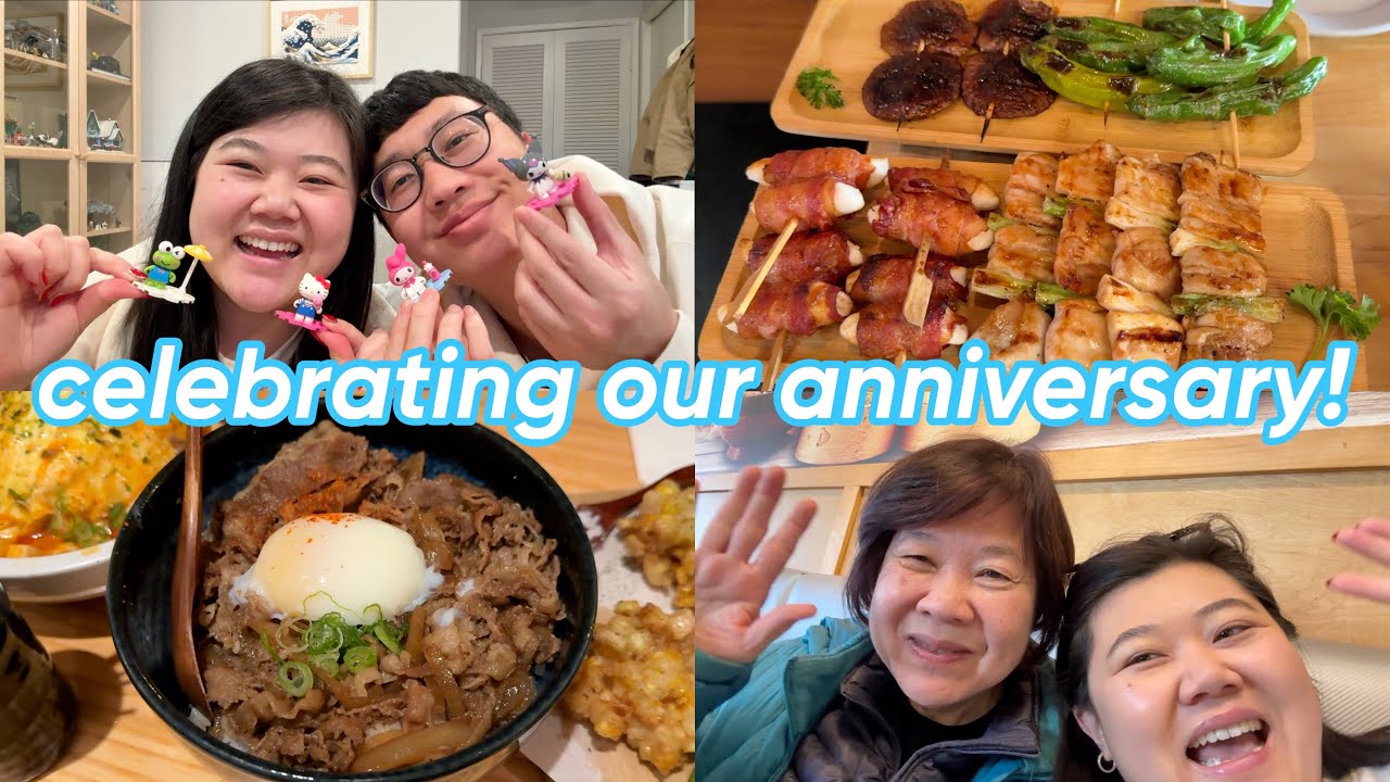 celebrating our 11 yr anniversary 🥰, car picnic date with our favorite foods🧋 + surprising bird! 🐤