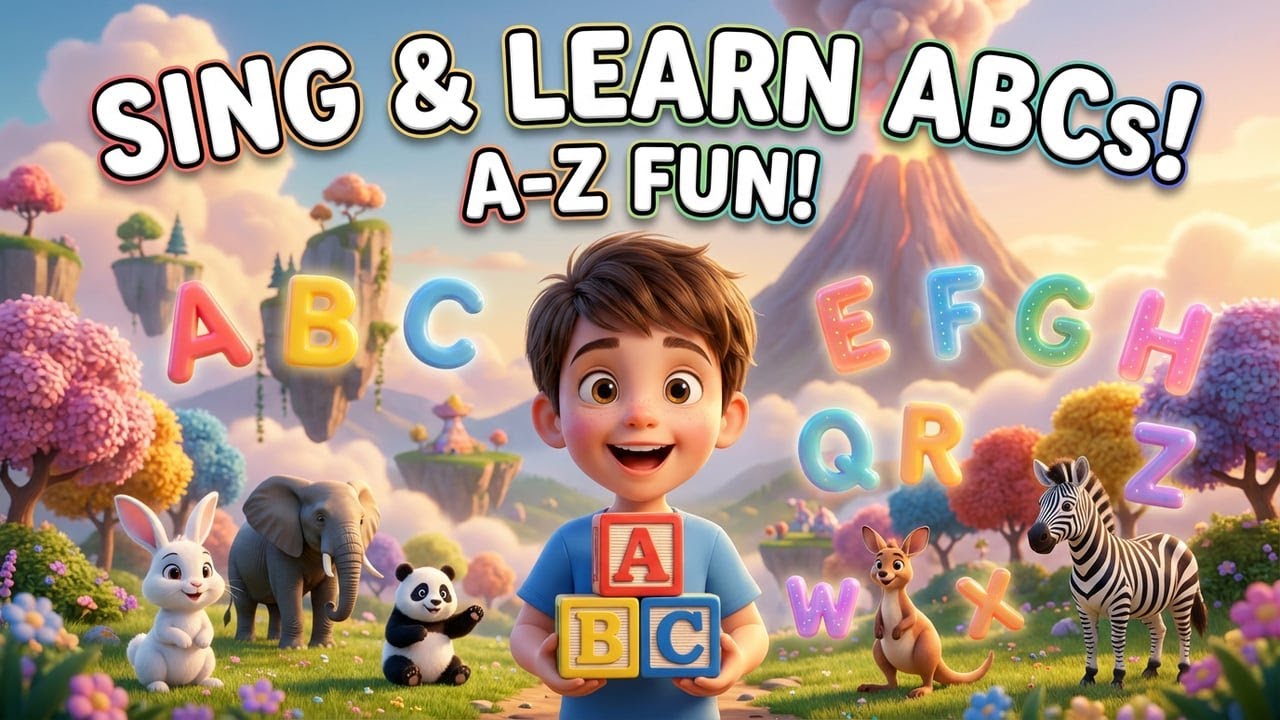 ABC Song for Kids | Learn Letters A–Z | Animated Alphabet