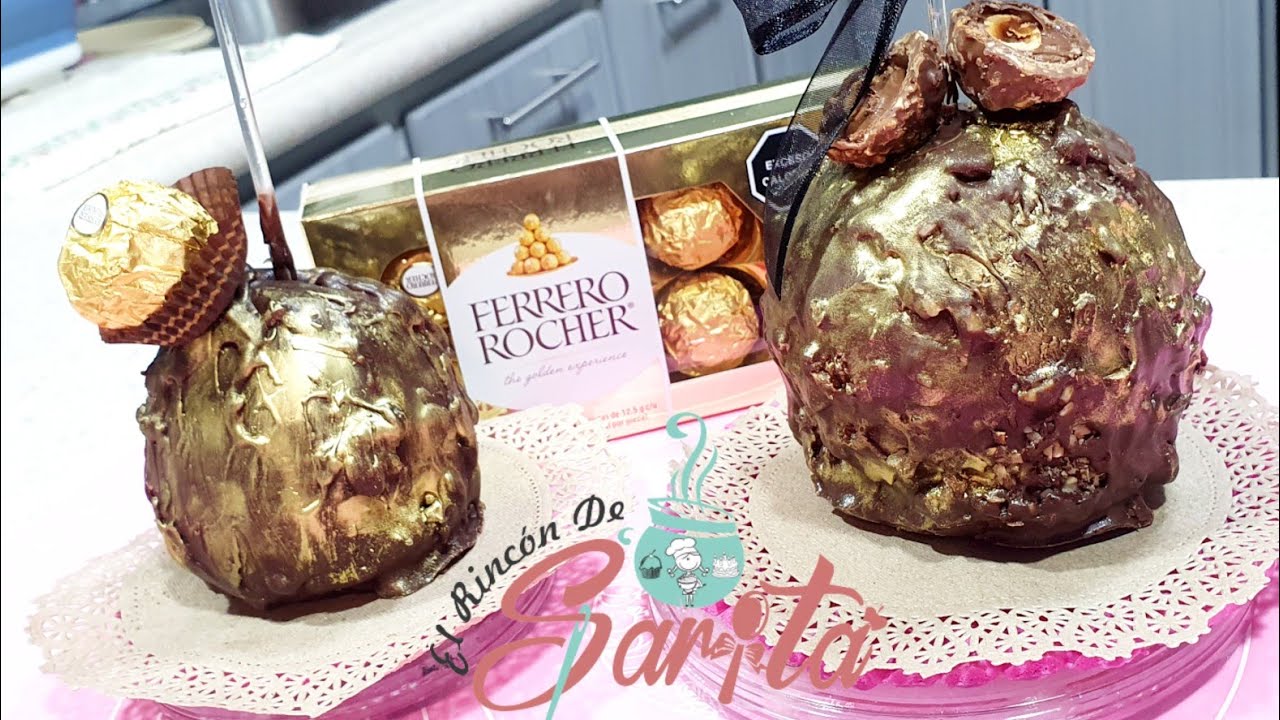 Manzana Ferrero / Manzana estilo Ferrero EN VIVO #reposteandoconsarita