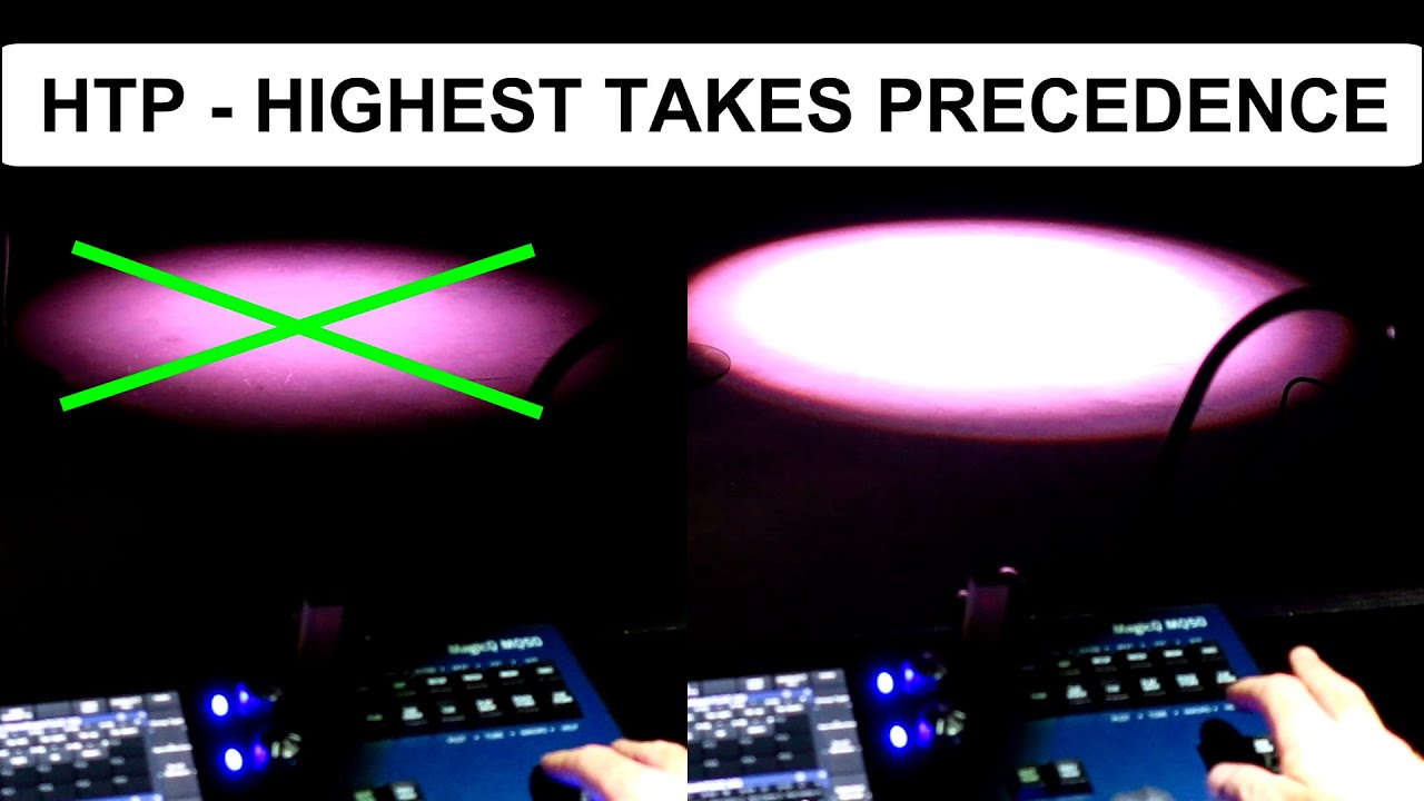 ILUMINACIÓN DE SHOWS - 14. MODOS DE PRIORIDAD - HTP vs LTP (HIGHEST / LATEST TAKES PRECEDENCE)