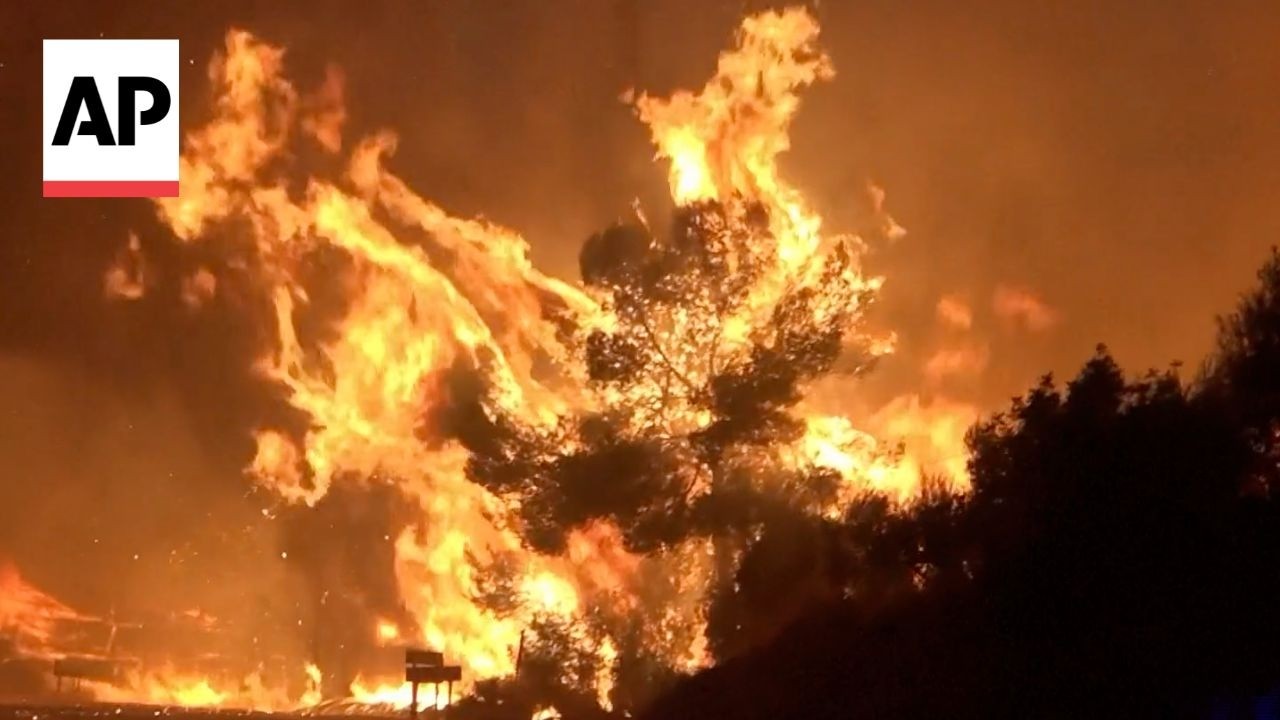 Raging wildfire forces evacuations in Castellon in Spain's Valencia region