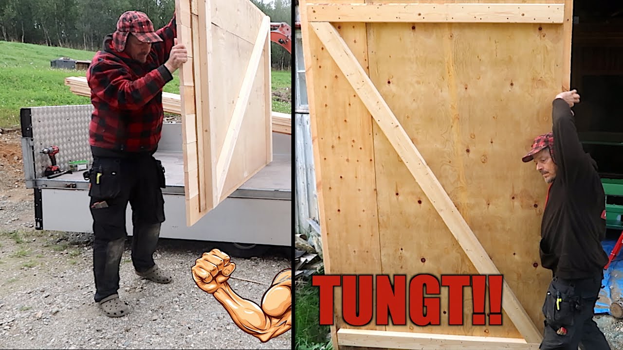 BYGGER GARAGEPORT TILL BAKSIDAN