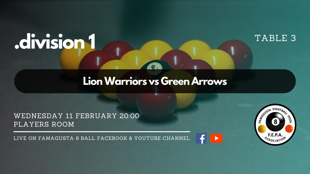 Lion Warriors vs Green Arrows - Division 1 Day 13
