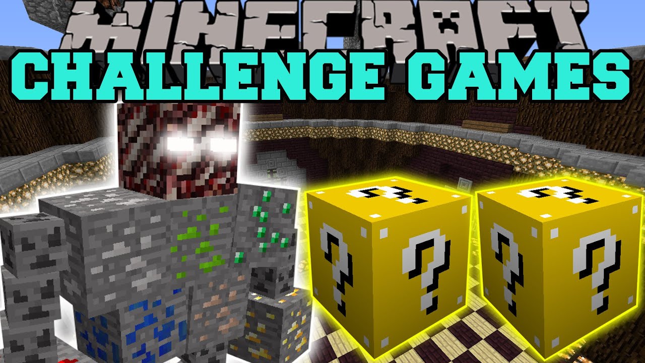 Minecraft: ИГРЫ-ИСПЫТАНИЯ БОССОВ ORE - Мод Lucky Block - Мини-игра с модами