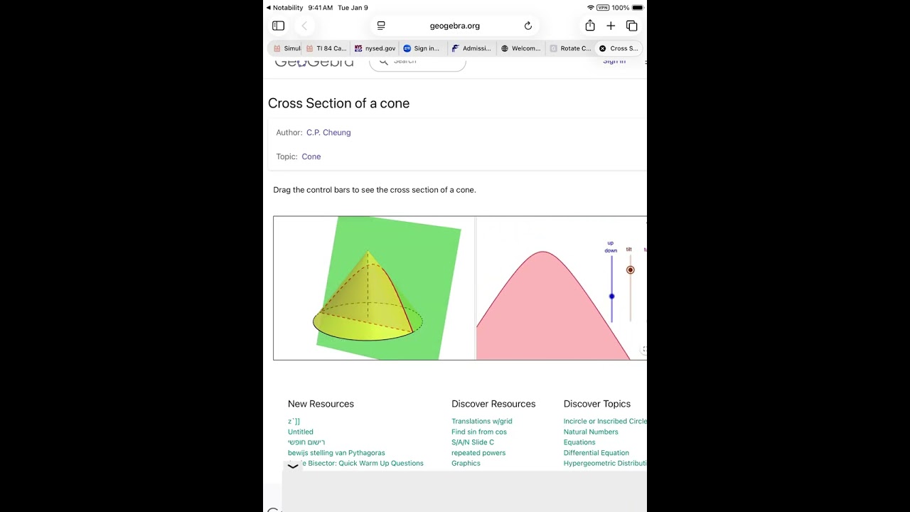 3D Solids Solids of Rotations & Cross Sections