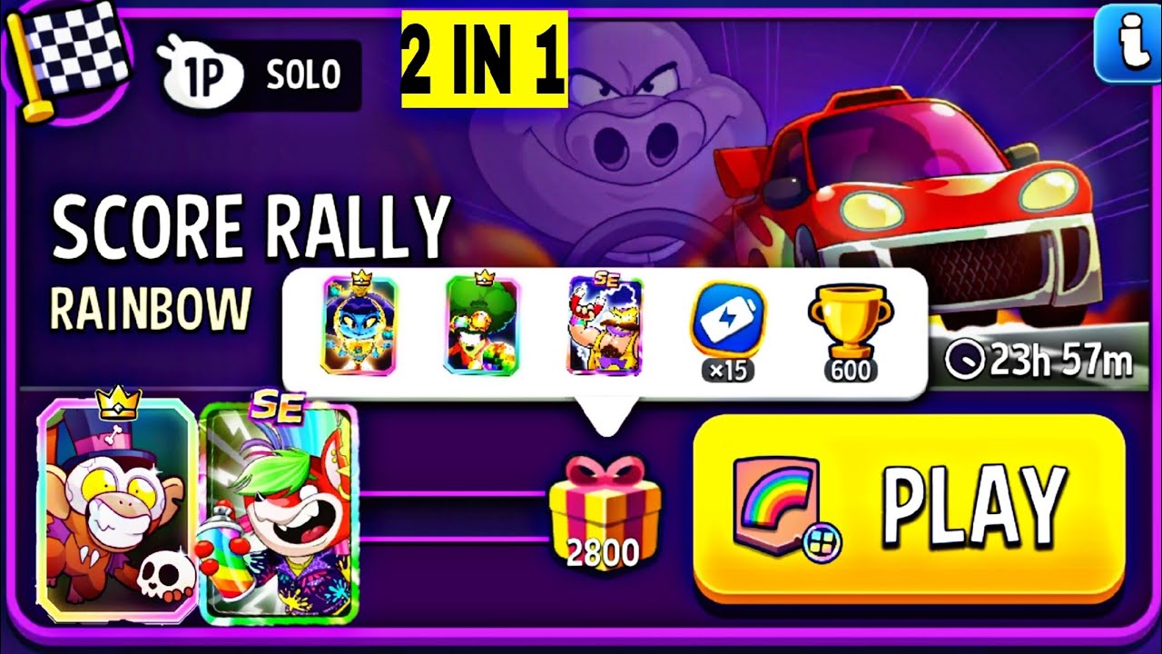 rainbow square matches solo challenge | 2 IN 1 | match masters | rainbow score rally
