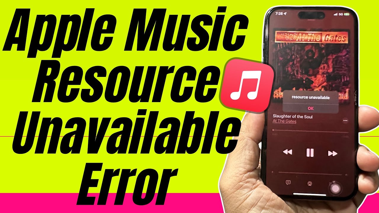Fix Apple Music Resource Unavailable Error (2026)