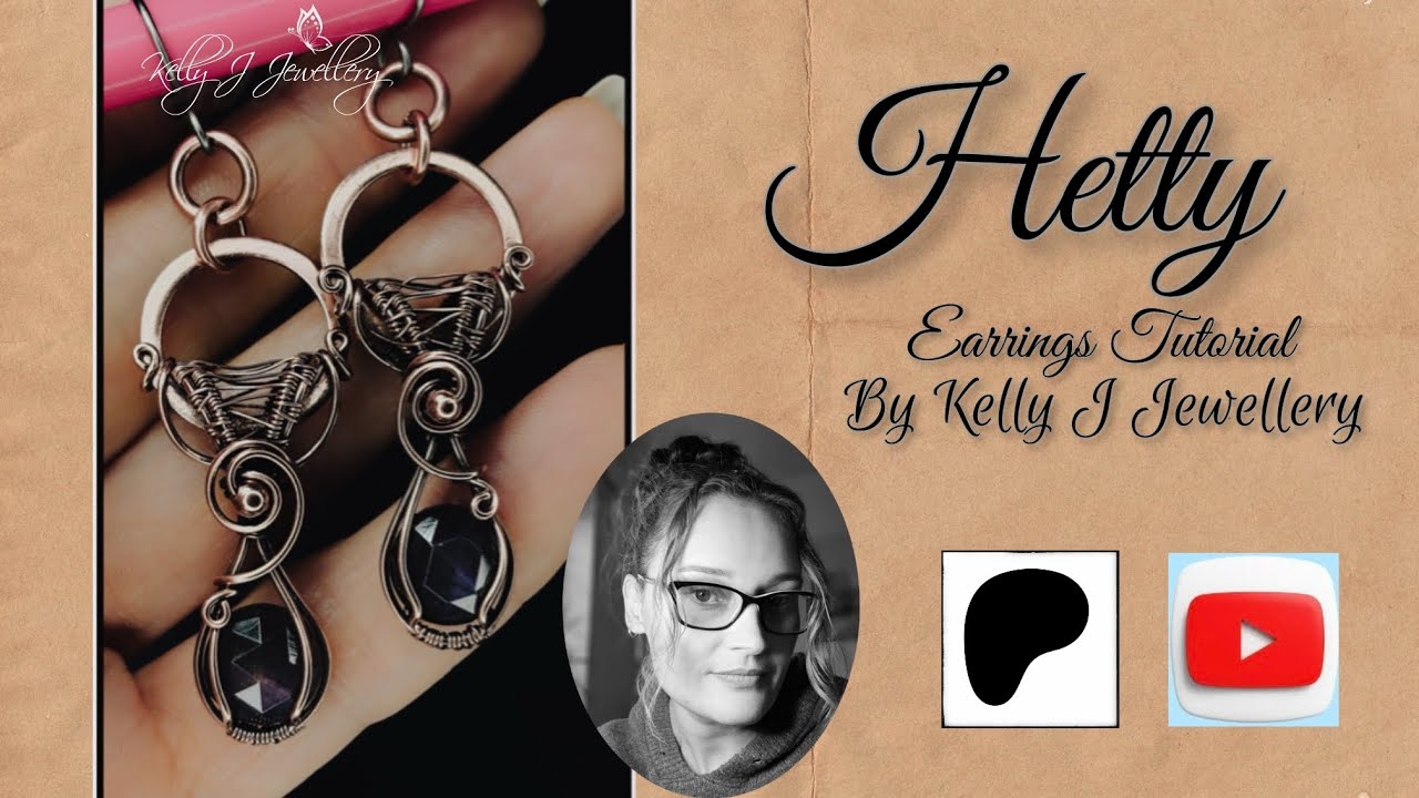 Урок по изготовлению сережек Hetty | Kelly J Jewellery.
