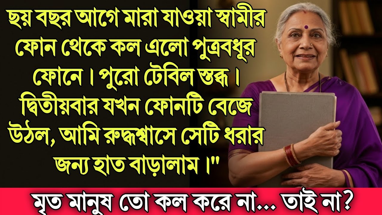ছয় বছর আগে মারা যাওয়া স্বামীর নাম ভেসে উঠল পুত্রবধূর ফোনে; এক অলৌকিক ফোন কল ও স্তব্ধ ডাইনিং টেবিল...