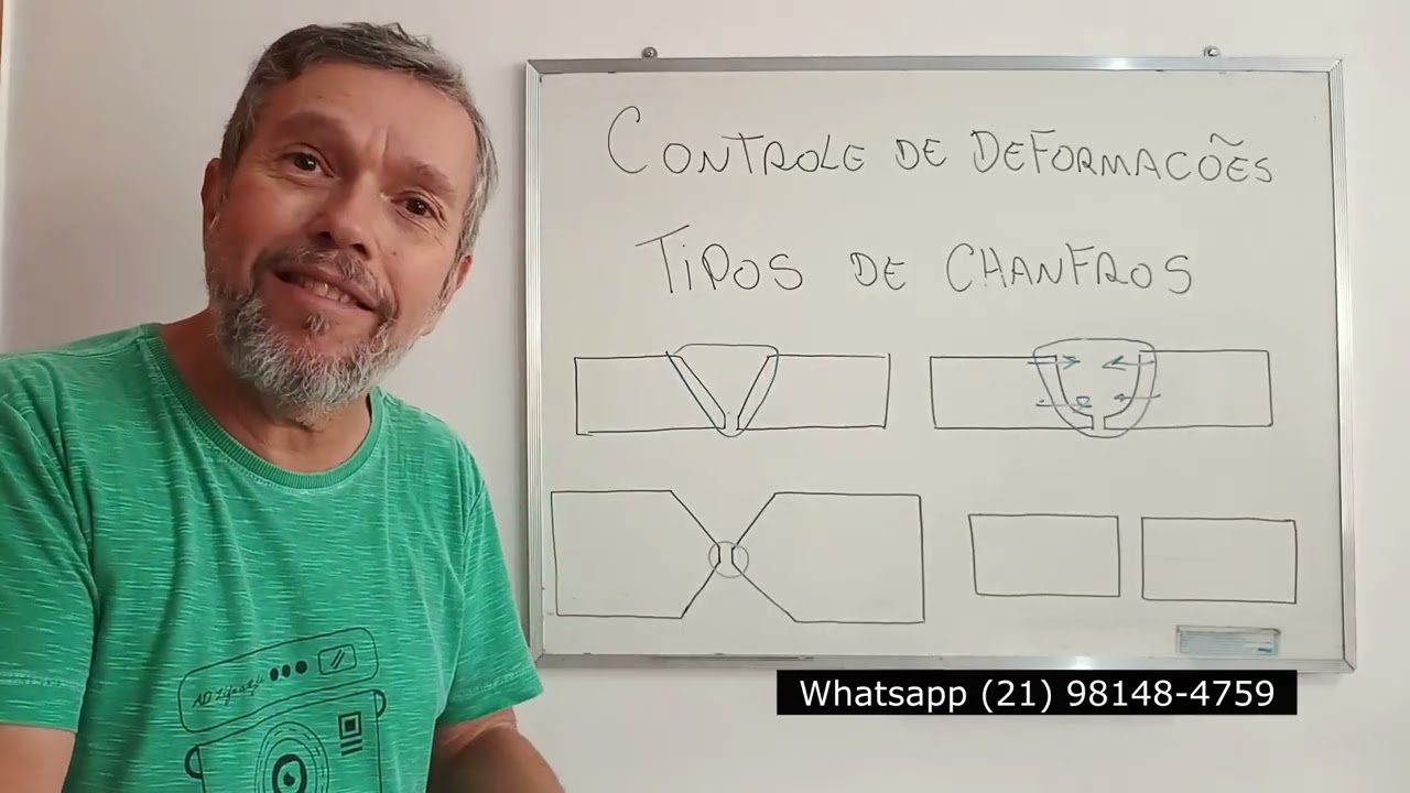 Deformações na soldagem -Tipos de chanfros
