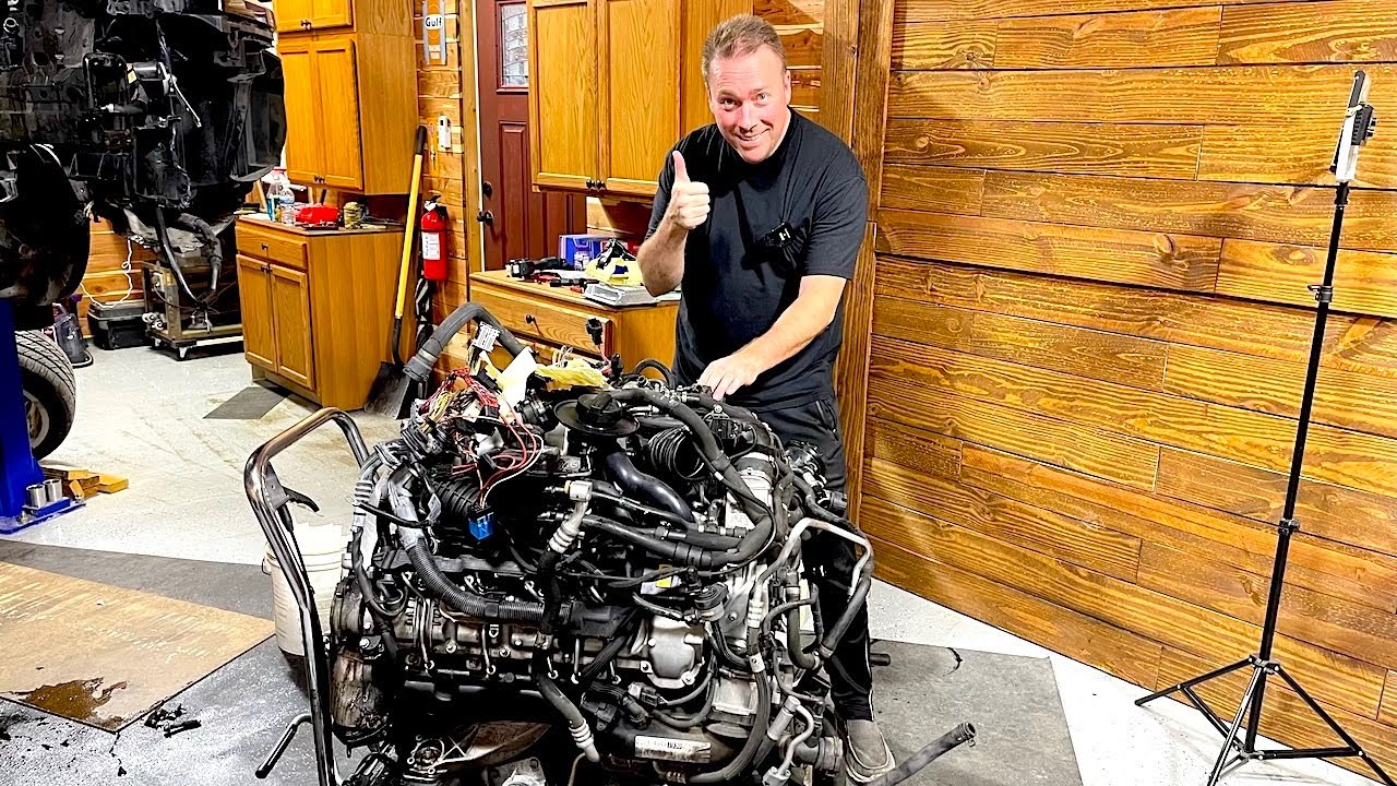 Part 2 BMW X6m X5M S63 Engine Removal