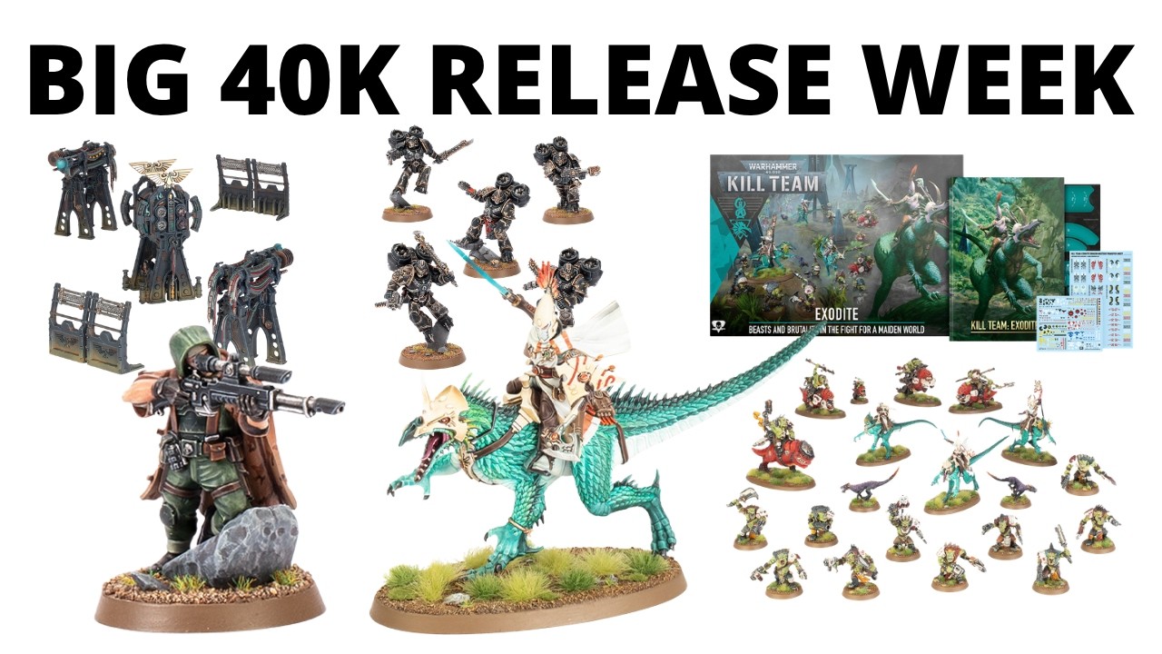 BIG 40K Release Week - Exodites, Terrain, Kill Teams, Baneblade + MkIV - Prices Revealed