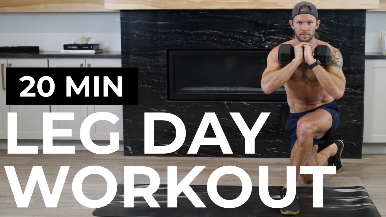 20 Min Powerful LEG Workout | Dumbbells Only