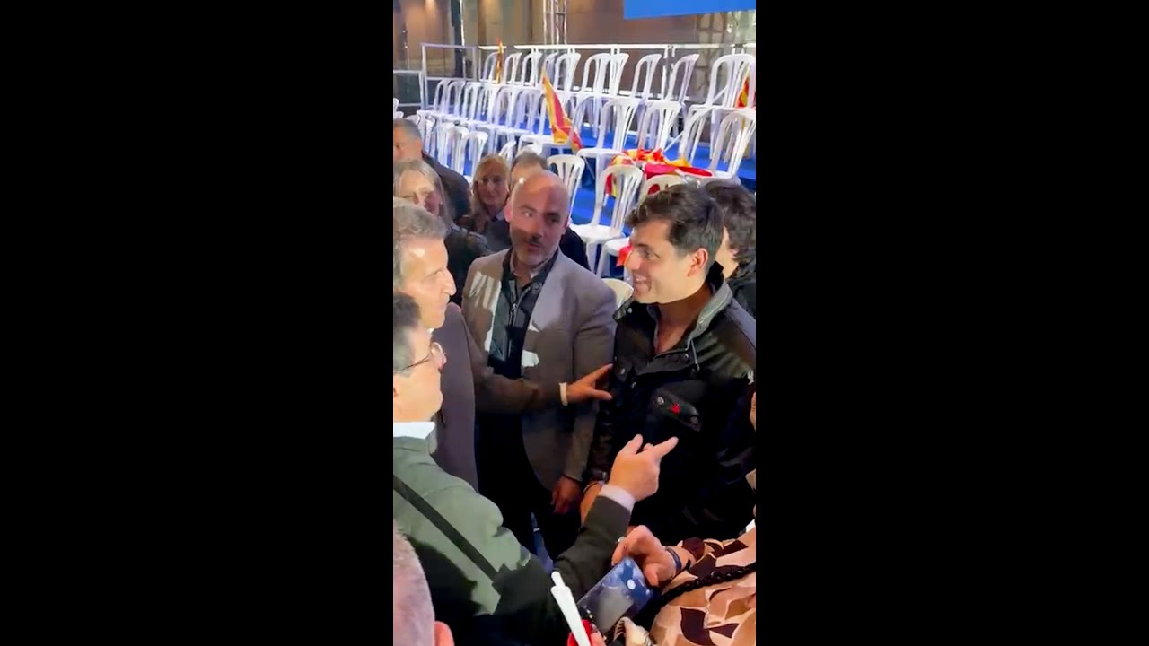 Feij&oacute;o invita a Vito Quiles al cierre de campa&ntilde;a de las elecciones de Arag&oacute;n #shorts