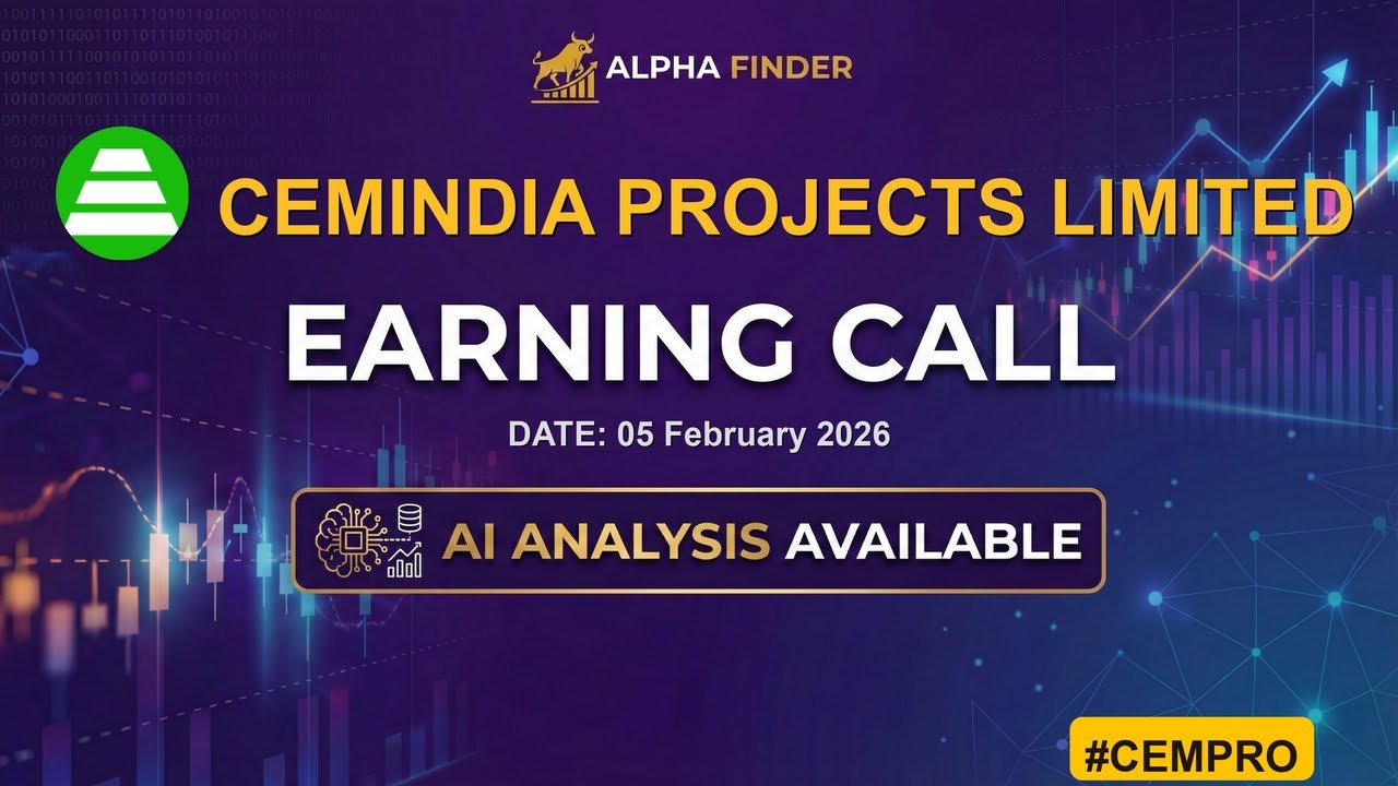 Cemindia Projects Limited | CEMPRO | Earning Call | Alfa Finder