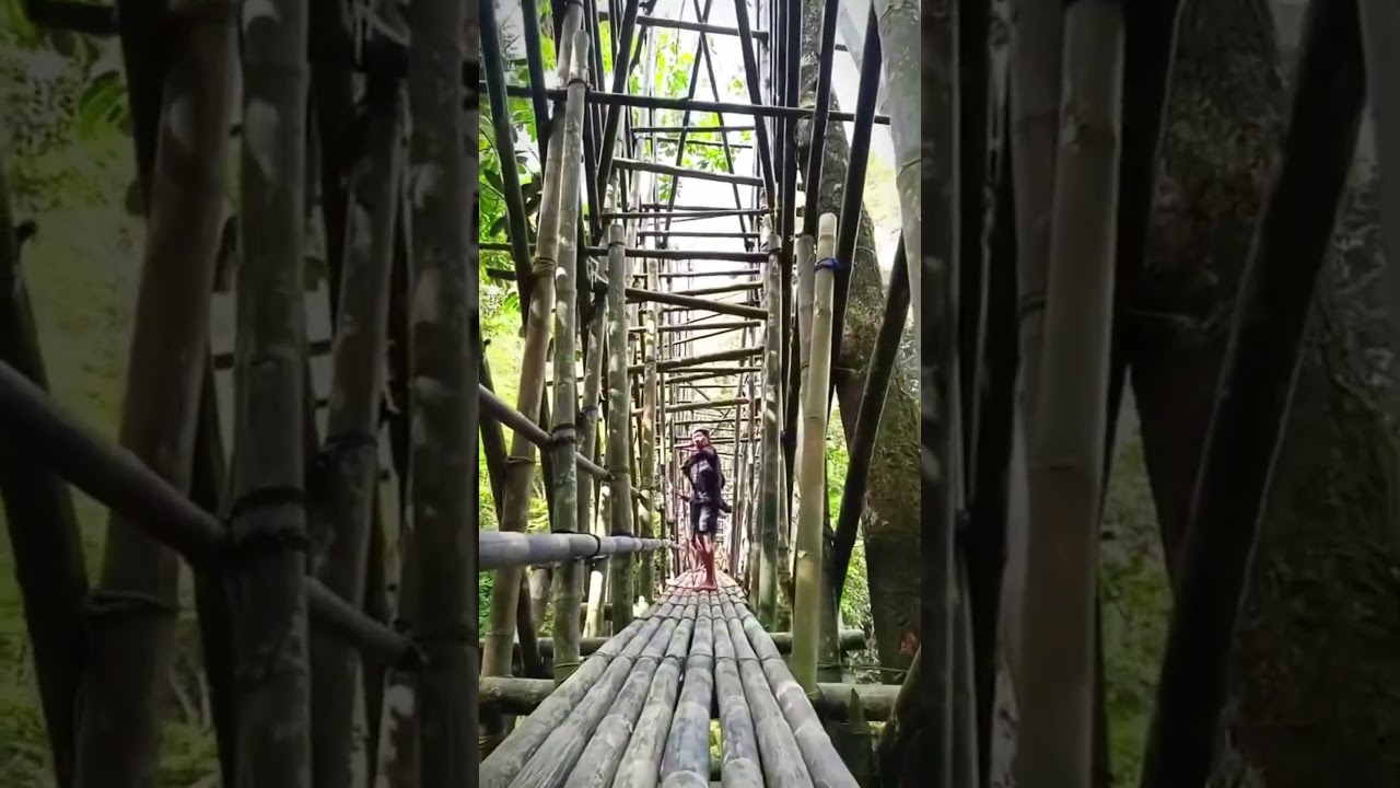 join hands to build a bridge across the stream