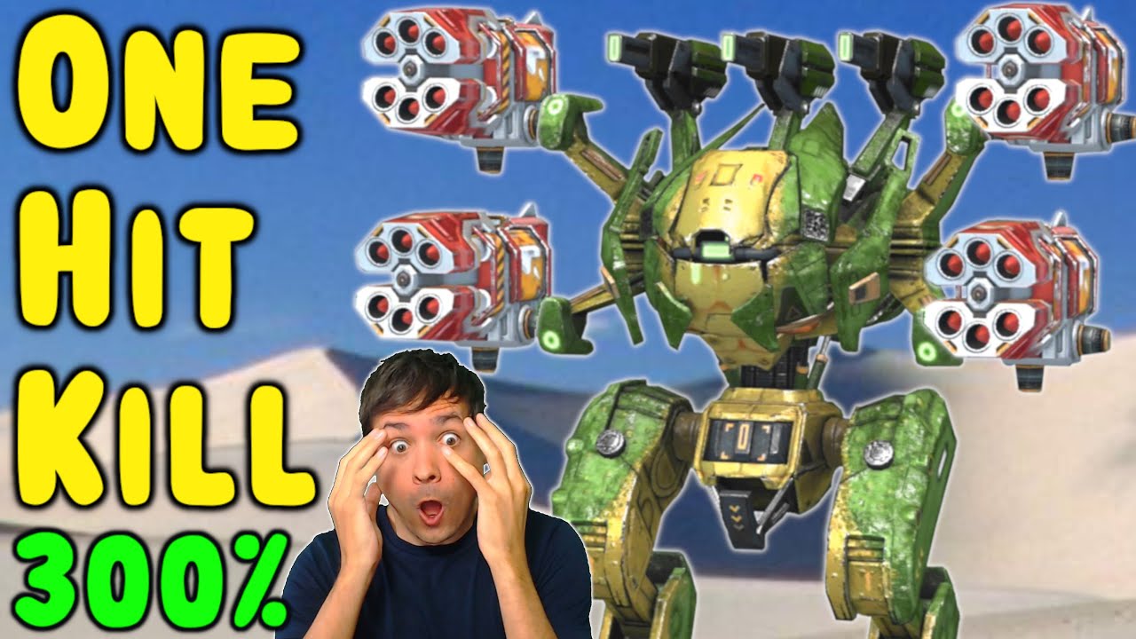 ONE HIT KILL 300% Damage VORTEX TYPHON Compilation War Robots Gameplay WR