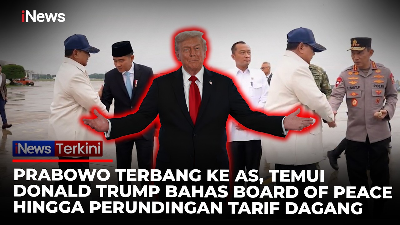 Gibran hingga Kapolri Listyo Antar Keberangkatan Presiden Prabowo ke Washington | iNews Terkini