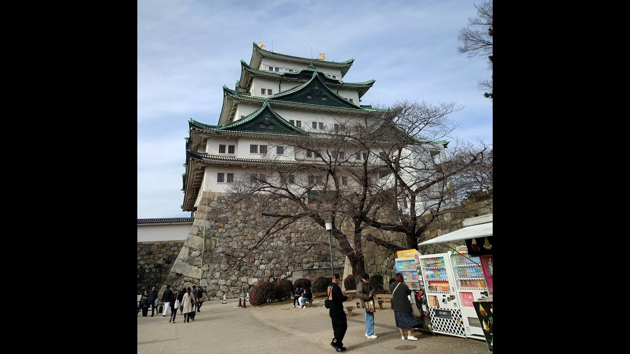 名古屋城の様子をGoProで撮影