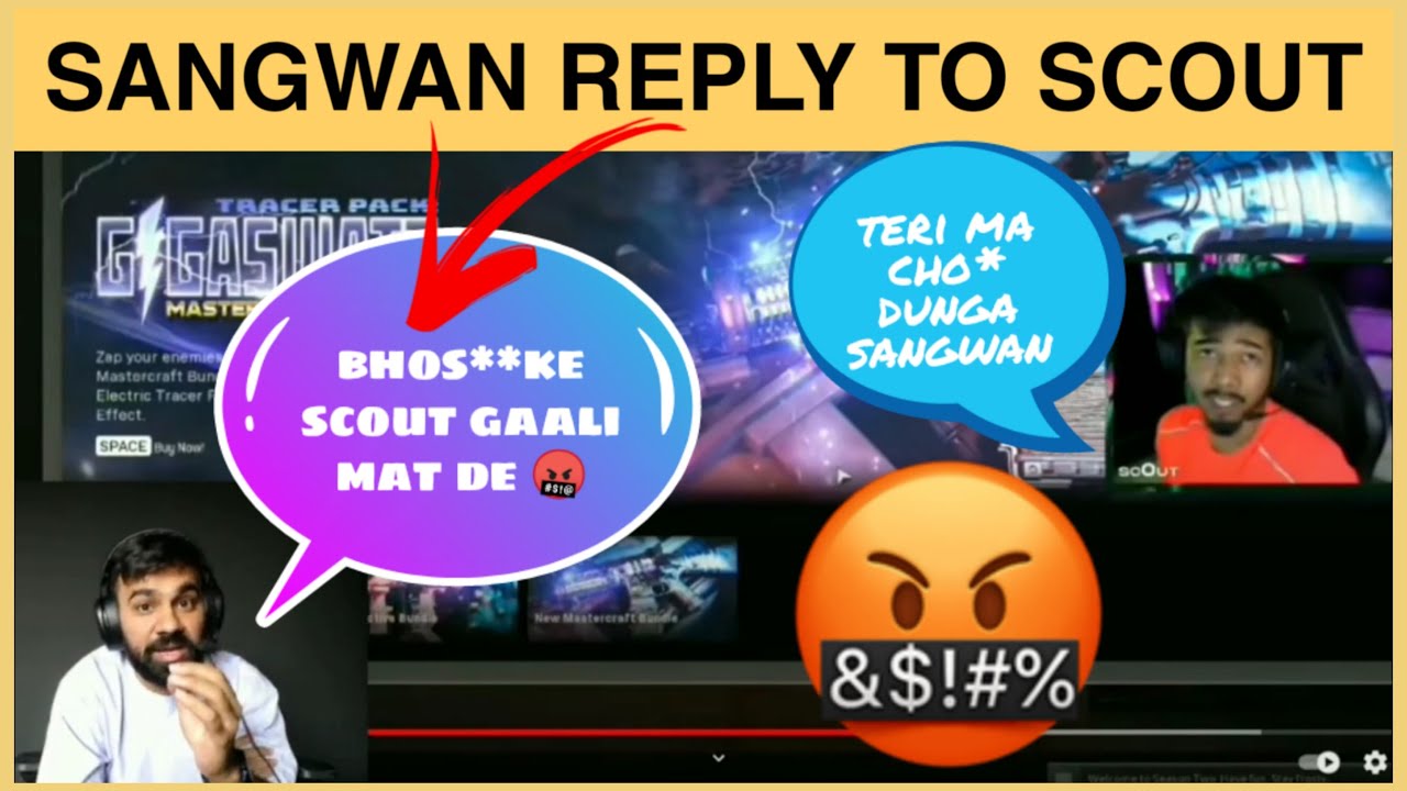 SANGWAN FINAL REPLY TO SCOUT | SANGWAN VS SCOUT 🤬 | PUBG MOBILE INDIA