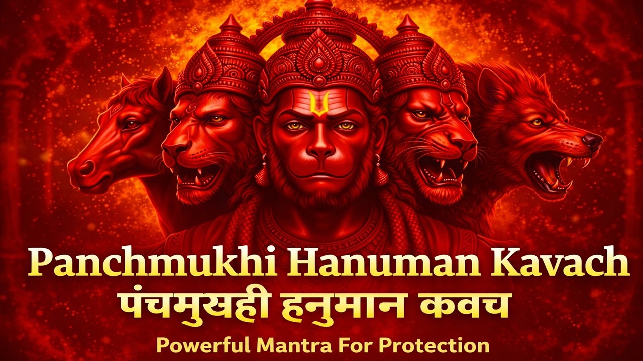 Panchmukhi Hanuman Kavach | पंचमुखी हनुमान कवच | Powerful Mantra For Protection