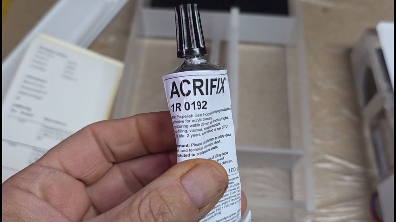 💎 Acylglas kleben mit Kunststoff-Kanten, Temperatur und Räder Folie