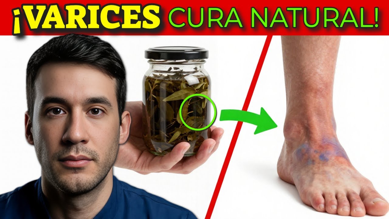 &iexcl;QUITA las VARICES en las PIERNAS R&Aacute;PIDAMENTE! | MALA CIRCULACI&Oacute;N TRATAMIENTO NATURAL