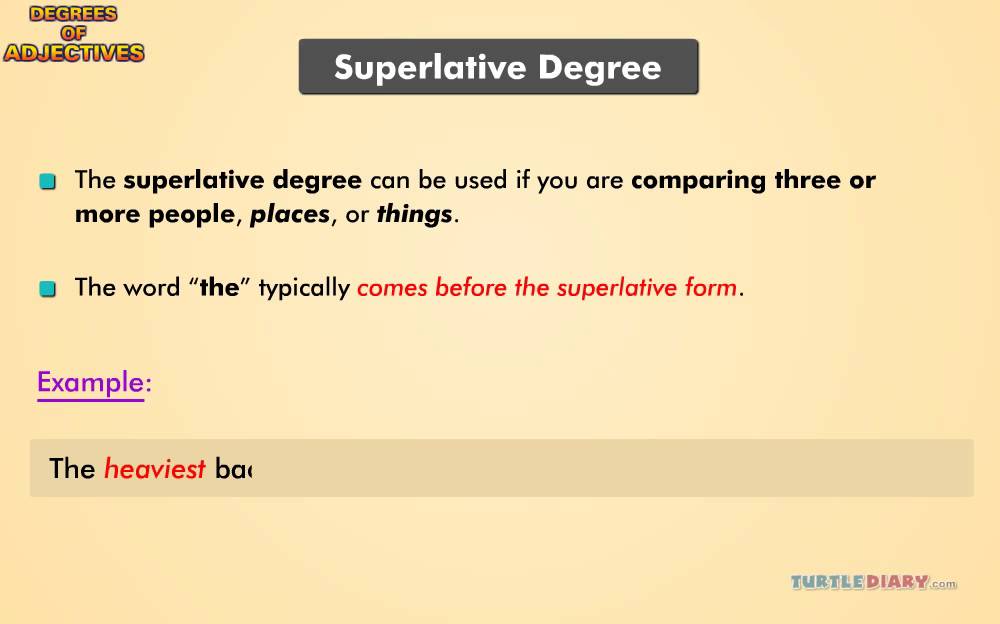 Learn to use Degrees of Adjectives *Quick & Easy* Grammar for Kids!