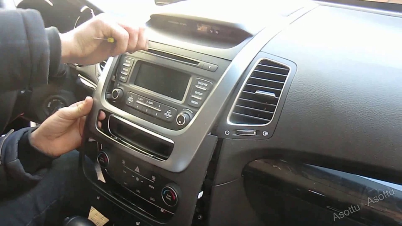 Asottu Z13SLT8060 How to install KIA sorento 2013 2014 car dvd gps navigation
