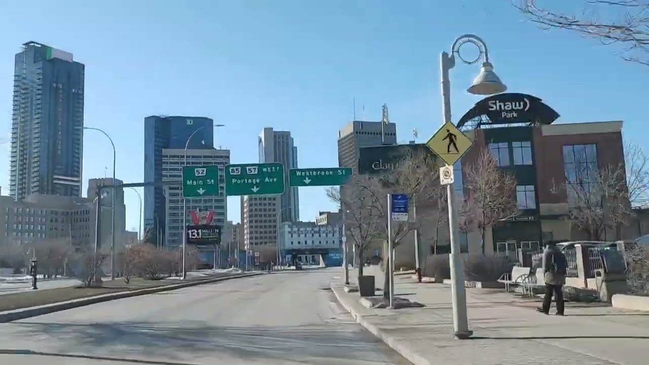 Winnipeg, Manitoba downtown area.Canada 🇨🇦