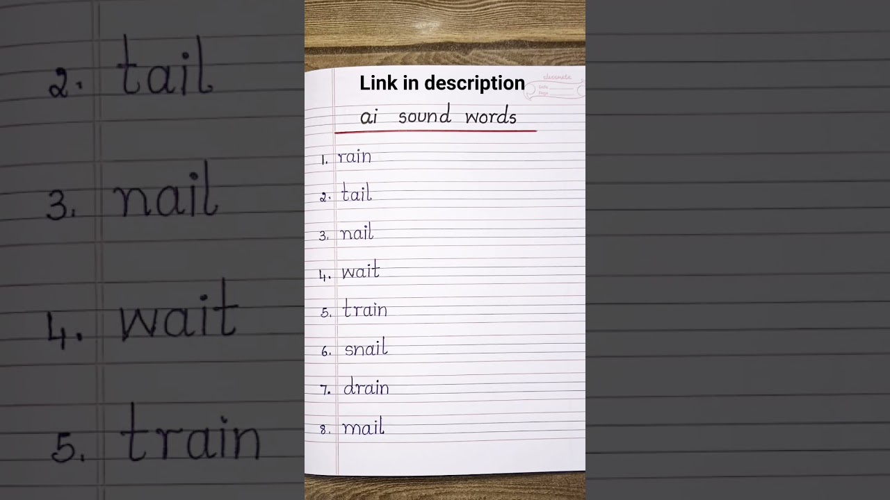 ai sound words