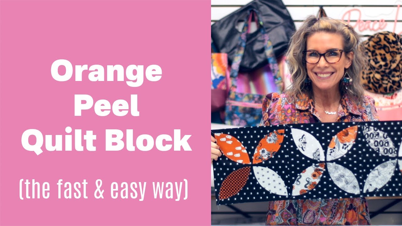 Fast & Easy Orange Peel Quilt Block - Magical Monday