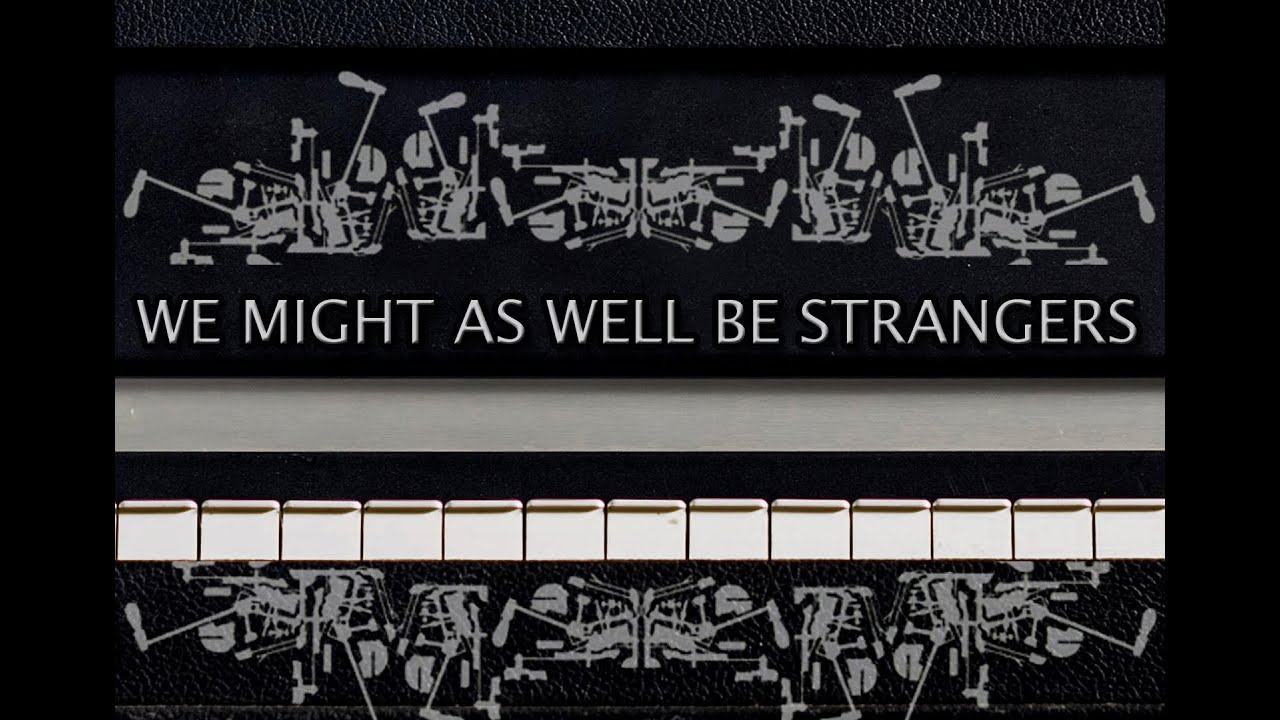 Keane - We Might As Well Be Strangers - Piano cover