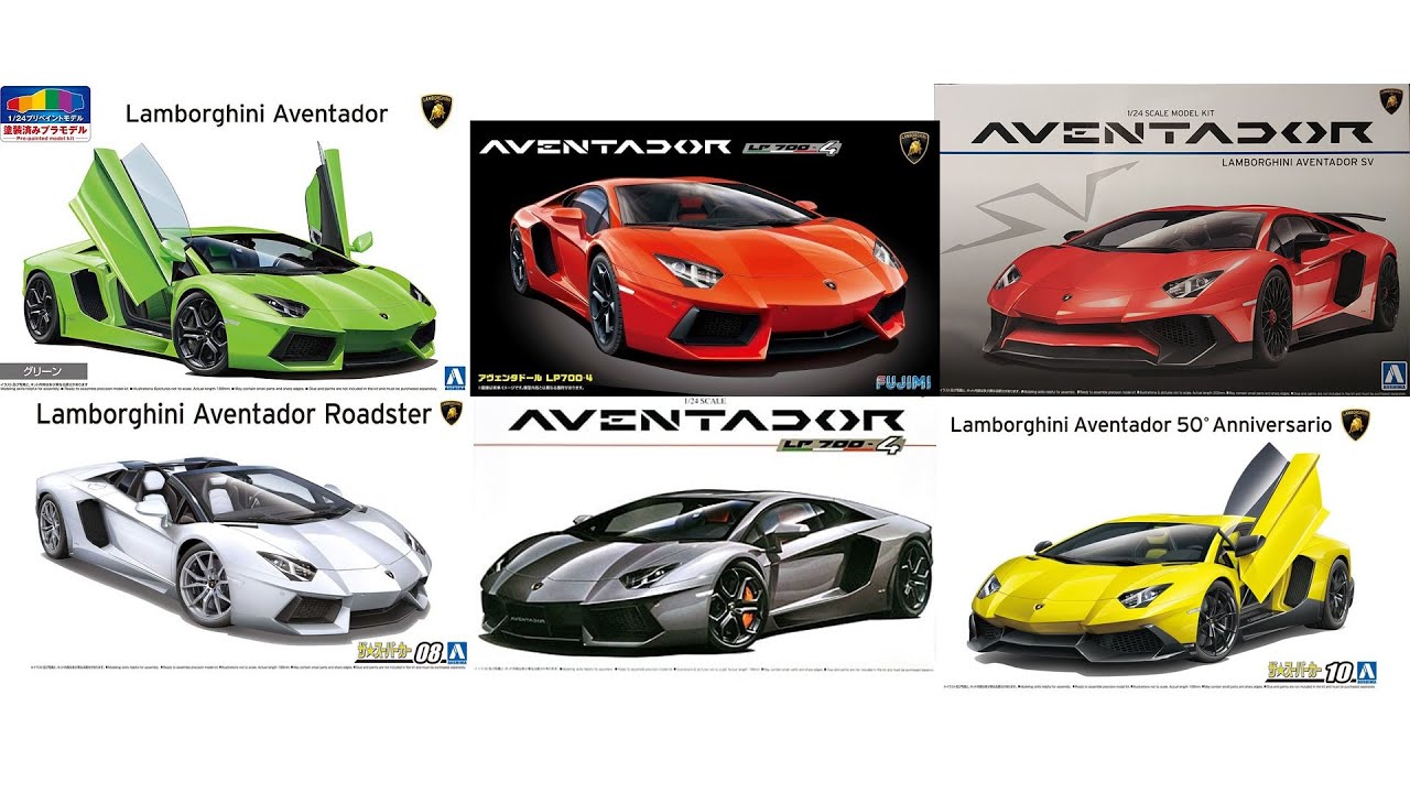 Unboxing of a lot of Aventadors