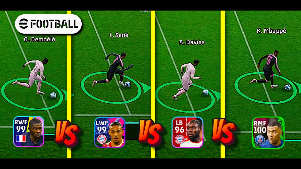 eFootball 2024 | Speed Test | The Fastest Player in eFootball 2024