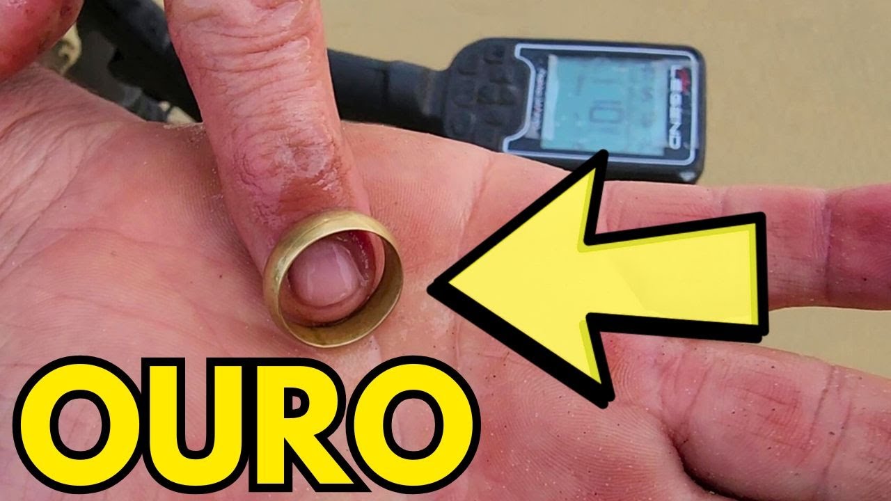 OURO encontrado na PRAIA