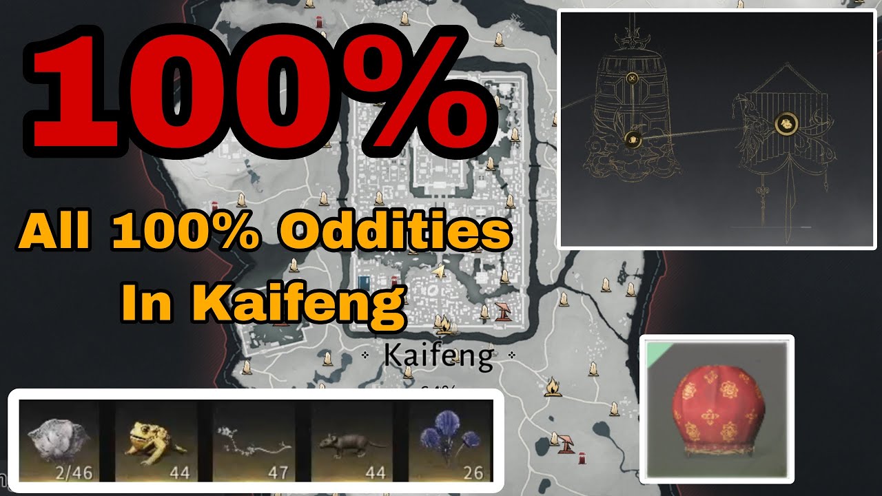 How I Found All 100 % Oddities locations in Kaifeng! 1.1 UPDATE - Where Winds Meet