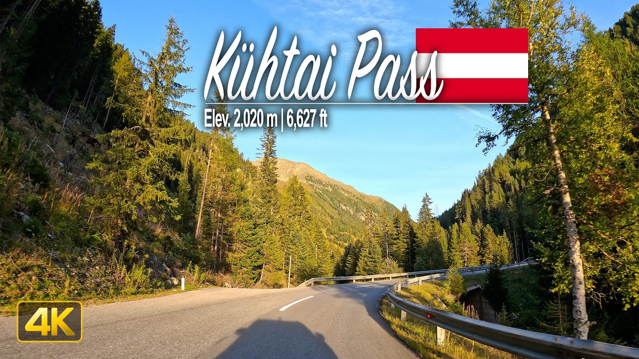 Scenic drive across the Kühtaisattel in the Austrian Alps🇦🇹 Driving from Ötztal-Bahnhof to Innsbruck
