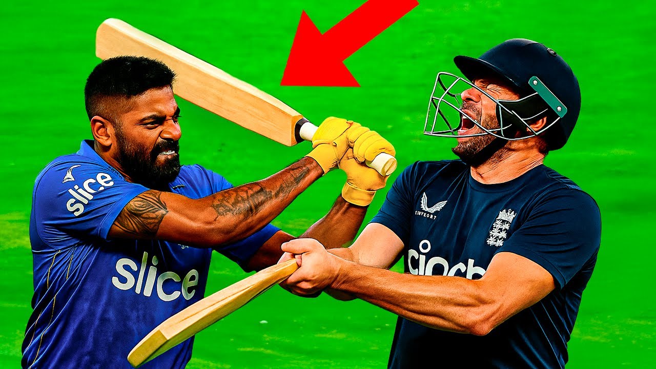 Top 15 Most AGGRESSIVE Cricket  Moments On LIVE TV!