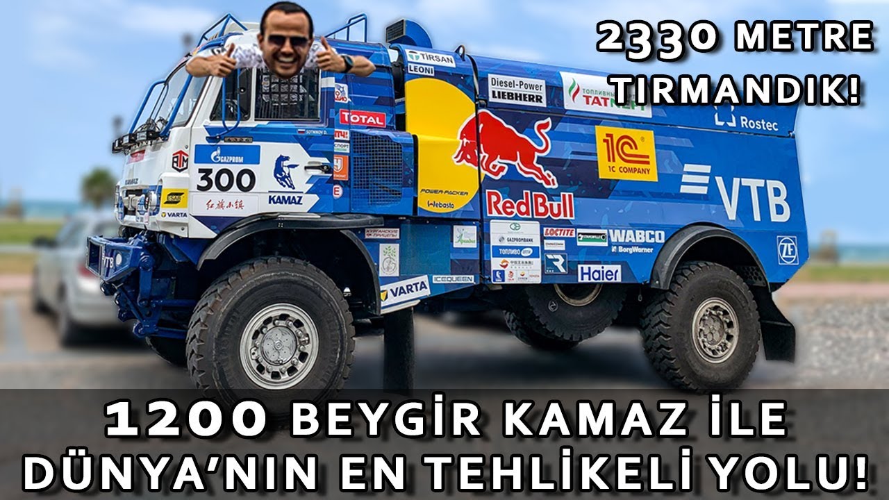 1200 BEYGİR KAMAZ ile Dünya'nın En Tehlikeli Yolu D915